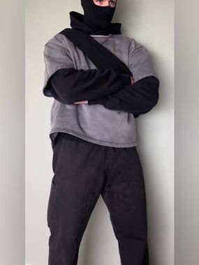 Yeezy x Gap Unreleased Fleece Yoke Tee -  Oversized